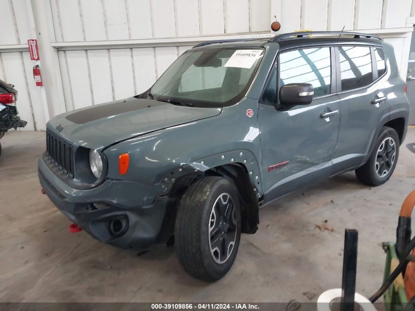 2016 Jeep Renegade Trailhawk VIN: ZACCJBCT6GPD12792 Lot: 39109856