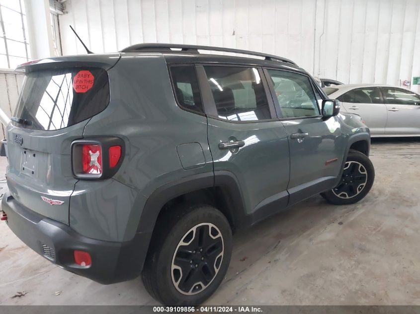 2016 Jeep Renegade Trailhawk VIN: ZACCJBCT6GPD12792 Lot: 39109856