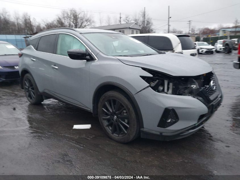 2022 Nissan Murano Sv Intelligent Awd VIN: 5N1AZ2BSXNC123049 Lot: 39109875