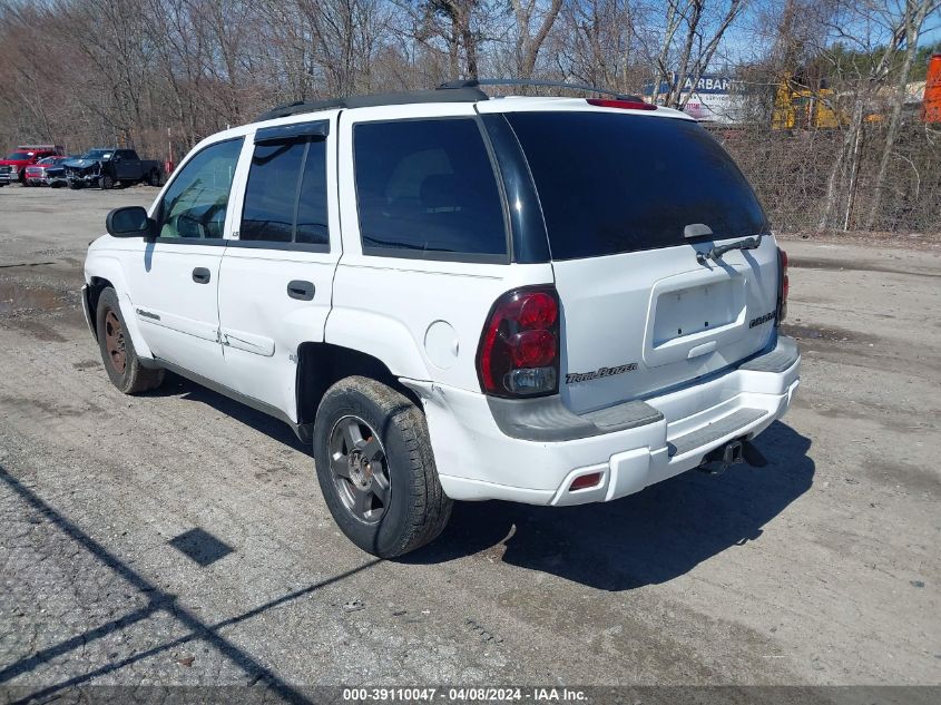 2002 Chevrolet Trailblazer Ls VIN: 1GNDT13S822184484 Lot: 39110047