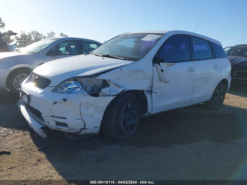 2004 Toyota Matrix Xrs VIN: 2T1KY32E94C222186 Lot: 39110115