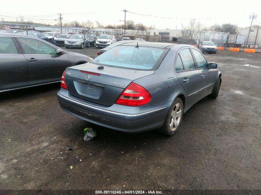 WDBUF83J04X162340 | 2004 MERCEDES-BENZ E 500