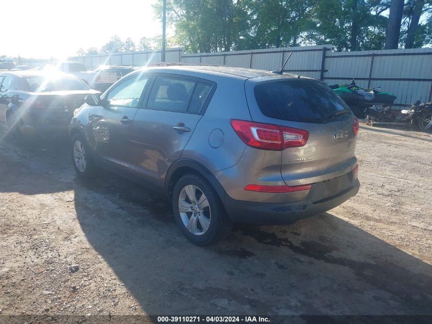 2013 Kia Sportage Lx VIN: KNDPB3A24D7472337 Lot: 39252260