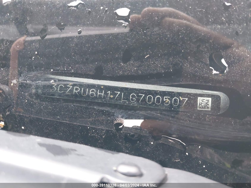 VIN 3CZRU6H17LG700507 2020 HONDA HR-V SPORT