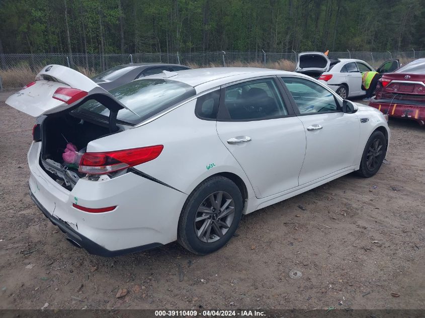 2019 Kia Optima Lx VIN: 5XXGT4L34KG287363 Lot: 39110409