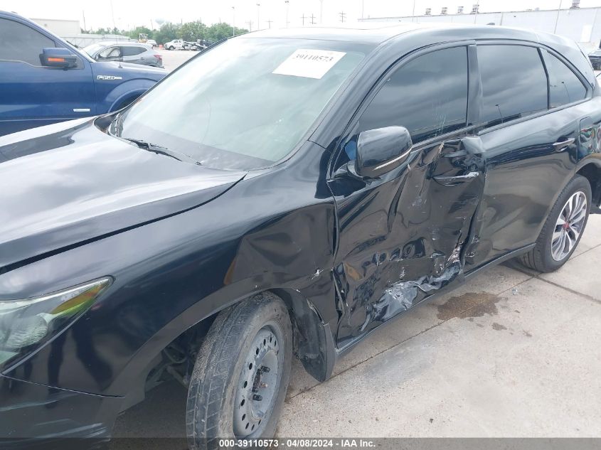 2016 Acura Mdx Technology Acurawatch Plus Packages/Technology Package VIN: 5FRYD4H40GB027764 Lot: 39110573