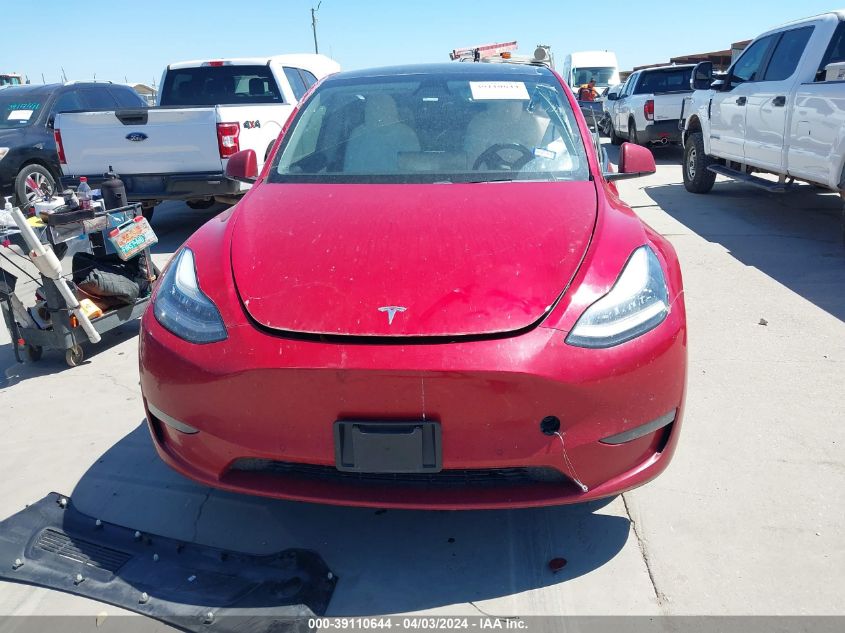 2020 Tesla Model Y Long Range Dual Motor All-Wheel Drive VIN: 5YJYGDEE3LF032389 Lot: 39110644