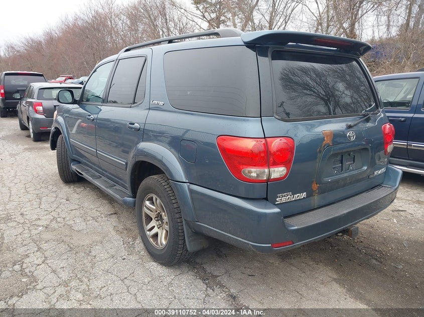 2006 Toyota Sequoia Limited V8 VIN: 5TDBT48A26S258644 Lot: 39110752