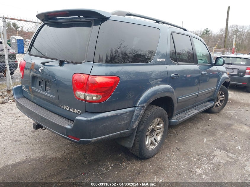 2006 Toyota Sequoia Limited V8 VIN: 5TDBT48A26S258644 Lot: 39110752