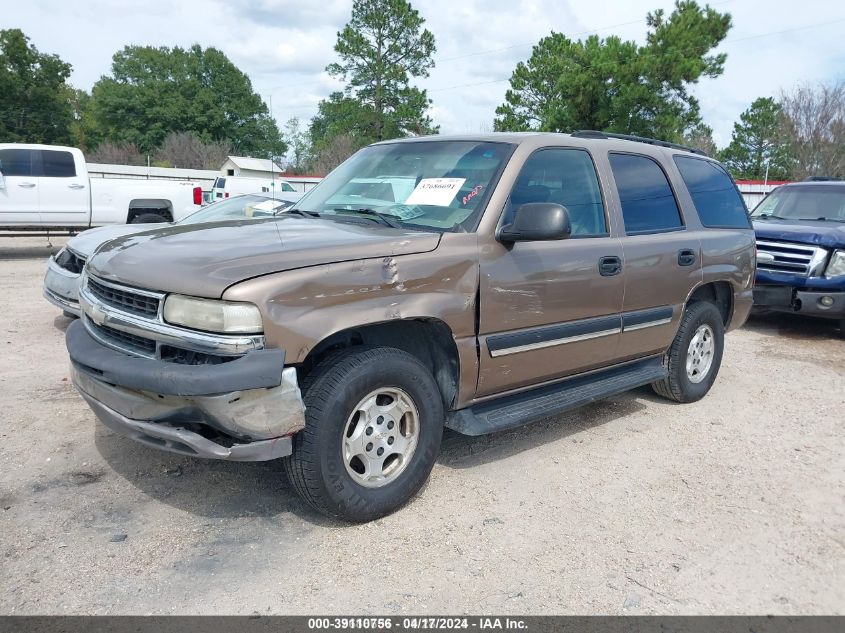 2004 Chevrolet Tahoe Ls VIN: 1GNEC13V14R305106 Lot: 39110756