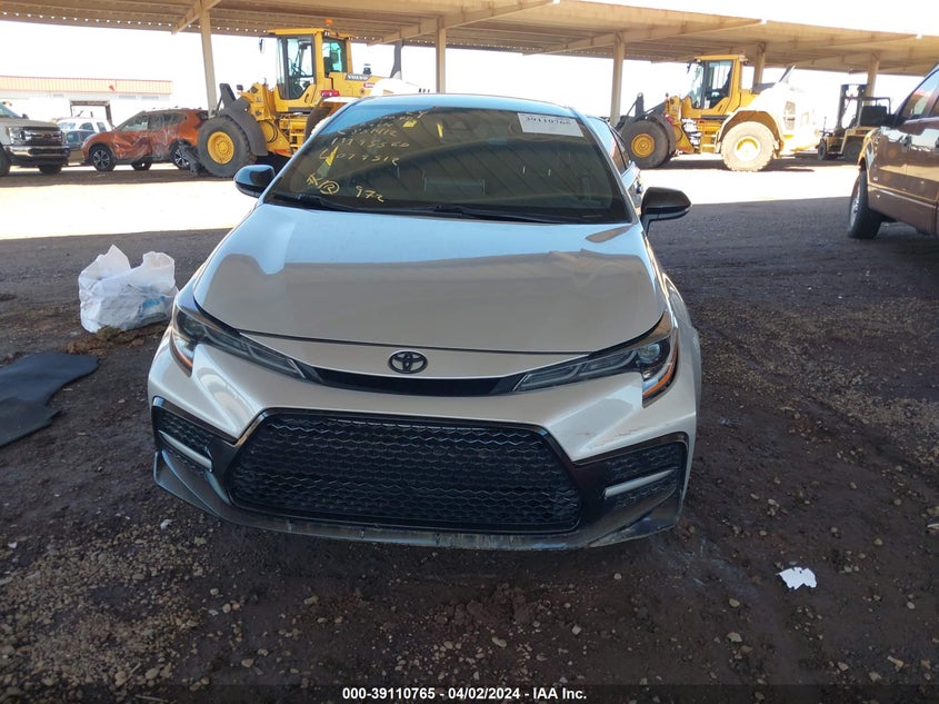 VIN 5YFS4MCE3MP079512 2021 TOYOTA COROLLA SE/NIGHT SHADE