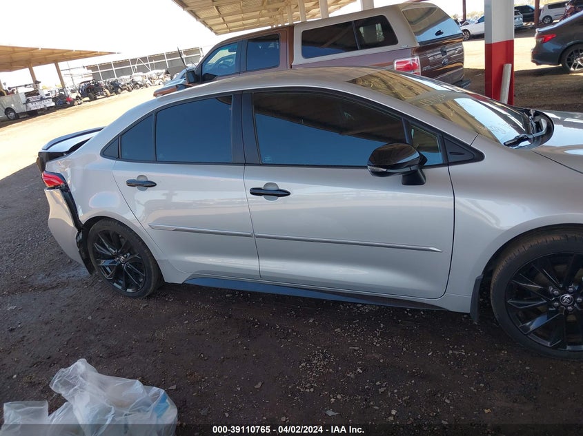 VIN 5YFS4MCE3MP079512 2021 TOYOTA COROLLA SE/NIGHT SHADE