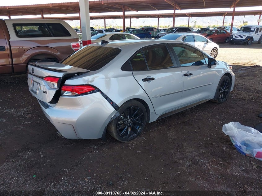 VIN 5YFS4MCE3MP079512 2021 TOYOTA COROLLA SE/NIGHT SHADE