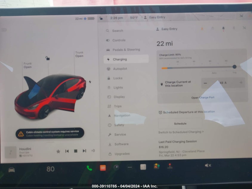 VIN 5YJ3E1EB5KF452478 2019 TESLA MODEL 3 LONG RANGE/PERFORMANCE