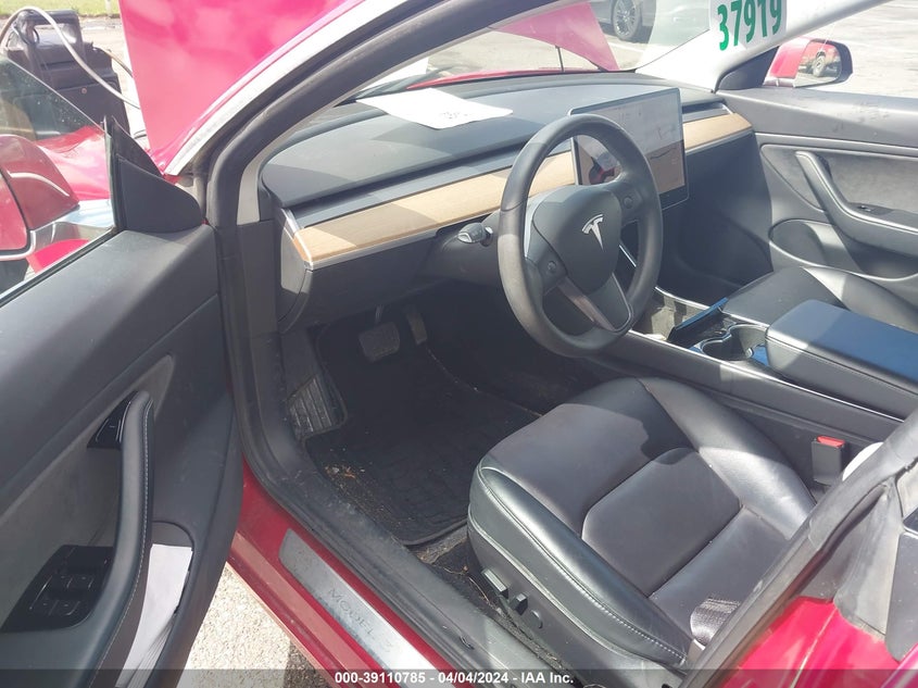 VIN 5YJ3E1EB5KF452478 2019 TESLA MODEL 3 LONG RANGE/PERFORMANCE