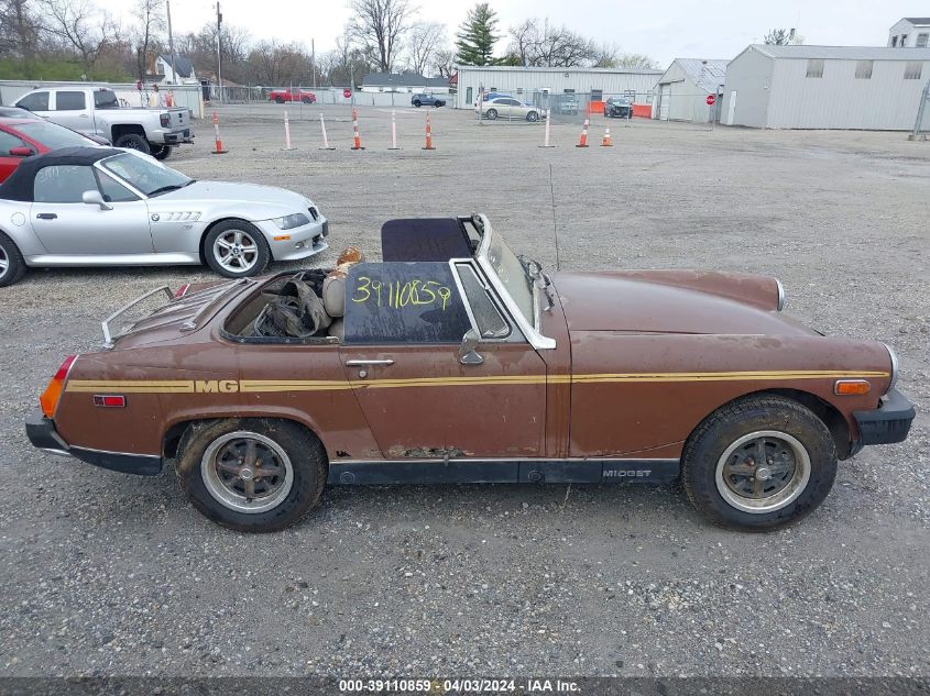 1979 Mg Midget VIN: GAN6UL221432G Lot: 39110859