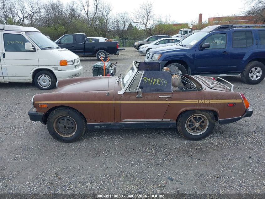 1979 Mg Midget VIN: GAN6UL221432G Lot: 39110859