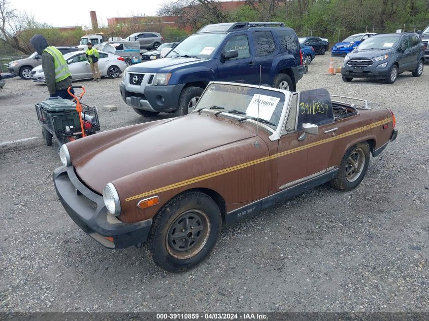 1979 Mg Midget VIN: GAN6UL221432G Lot: 39110859