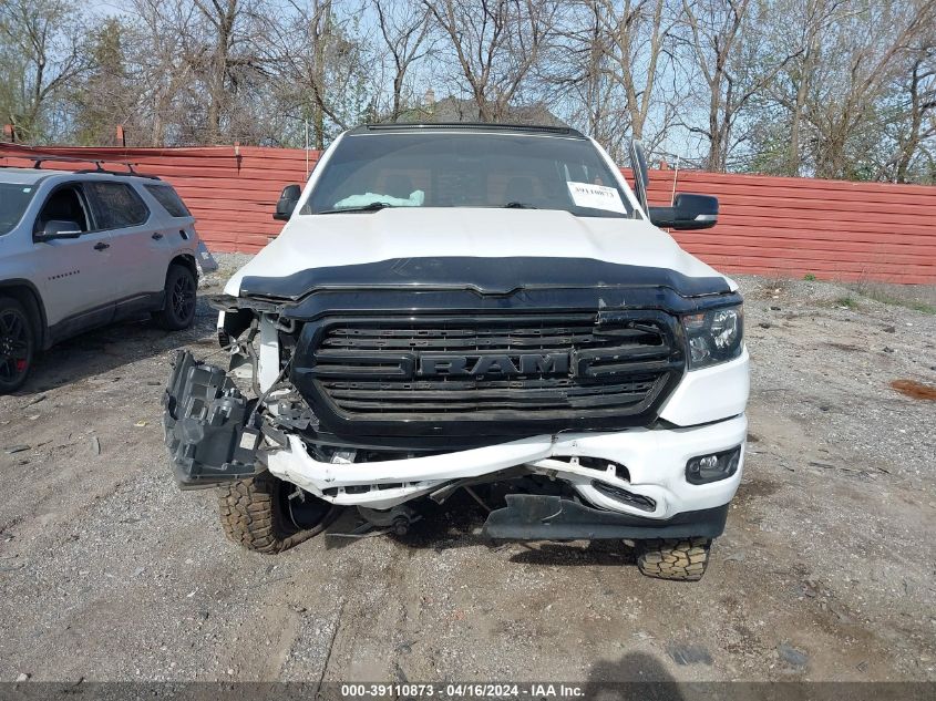 2021 Ram 1500 Big Horn 4X4 5'7 Box VIN: 1C6SRFFTXMN520869 Lot: 39110873