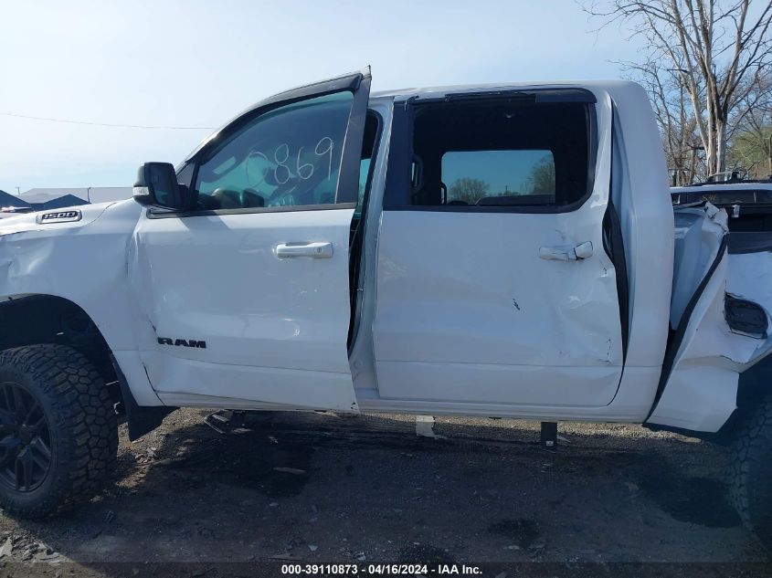 2021 Ram 1500 Big Horn 4X4 5'7 Box VIN: 1C6SRFFTXMN520869 Lot: 39110873