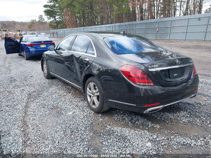 2018 Mercedes-Benz S 450 4Matic VIN: WDDUG6EB3JA364392 Lot: 39110948