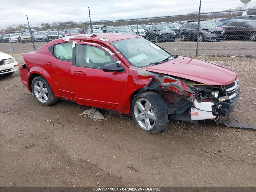 2013 Dodge Avenger Se VIN: 1C3CDZAB7DN643044 Lot: 39111081