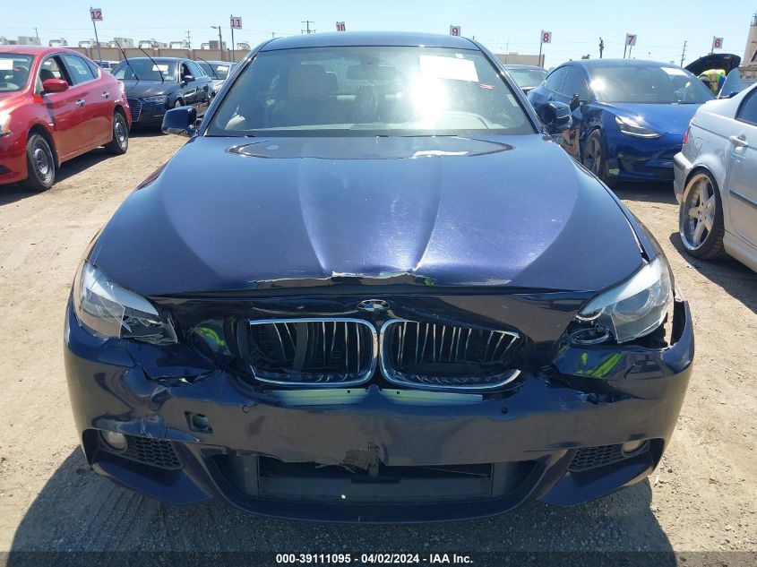 2013 BMW 535I VIN: WBAFR7C5XDC826503 Lot: 39111095