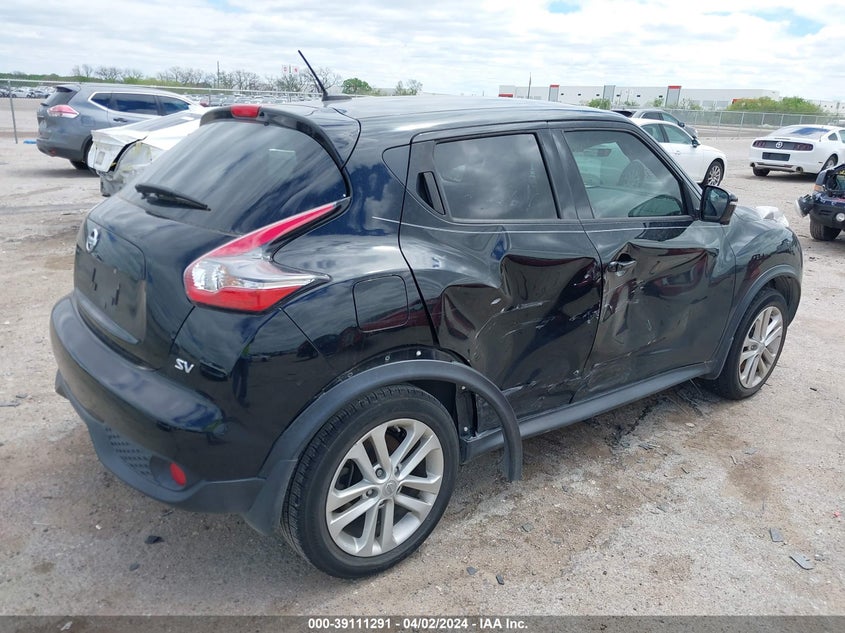 2015 Nissan Juke Sv VIN: JN8AF5MR4FT507522 Lot: 39111291