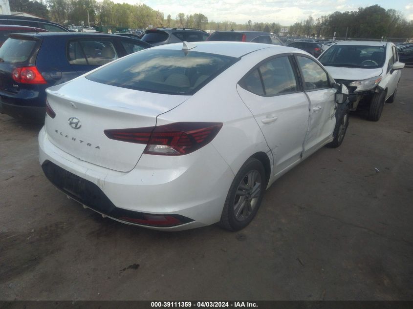 2020 Hyundai Elantra Sel VIN: 5NPD84LFXLH507657 Lot: 39111359