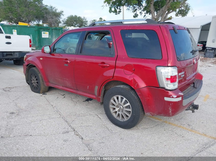 2009 Mercury Mariner Premier VIN: 4M2CU87799KJ06803 Lot: 39111370