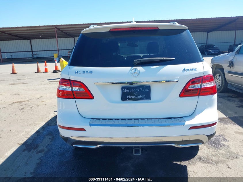 2014 MERCEDES-BENZ ML 350 4MATIC - 4JGDA5HB4EA429043