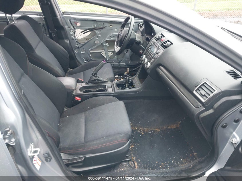 2015 Subaru Wrx VIN: JF1VA1A64F9829434 Lot: 39111475