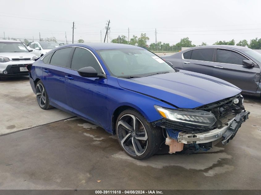 2021 Honda Accord Sport VIN: 1HGCV1F37MA033181 Lot: 39111618