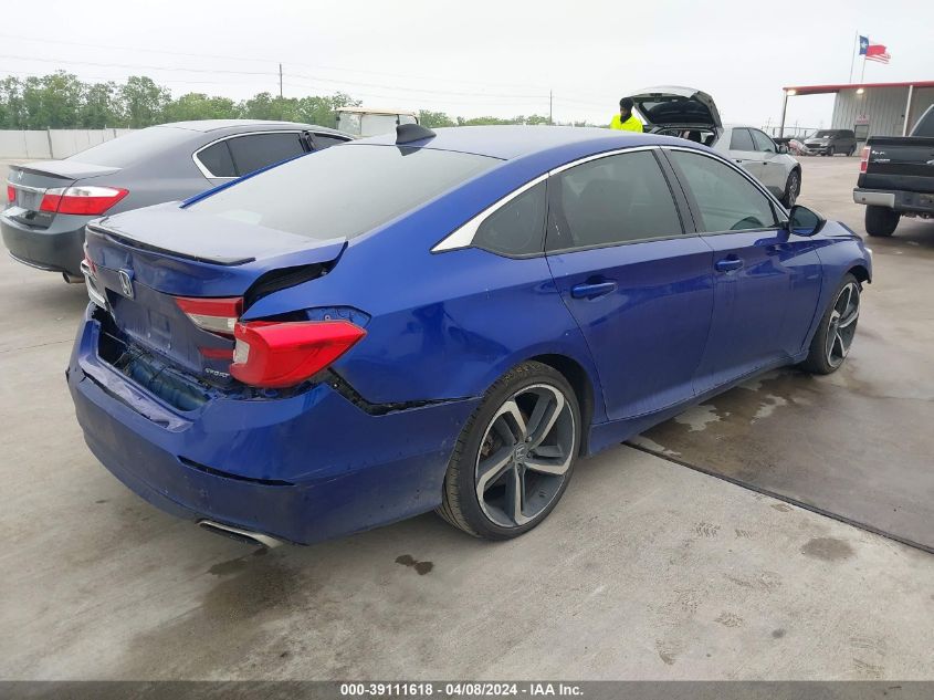 2021 Honda Accord Sport VIN: 1HGCV1F37MA033181 Lot: 39111618