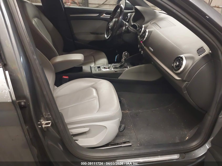 2017 Audi A3 2.0T Premium VIN: WAUB8GFF0H1032939 Lot: 39111724