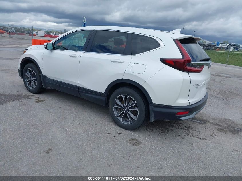 2020 Honda Cr-V Awd Ex-L VIN: 5J6RW2H80LL021360 Lot: 39111811