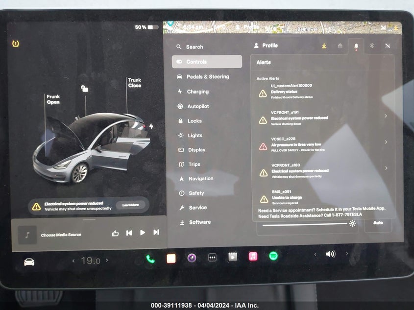 2022 TESLA MODEL 3 U   U(VIN: 5YJ3E1EB4NF322261