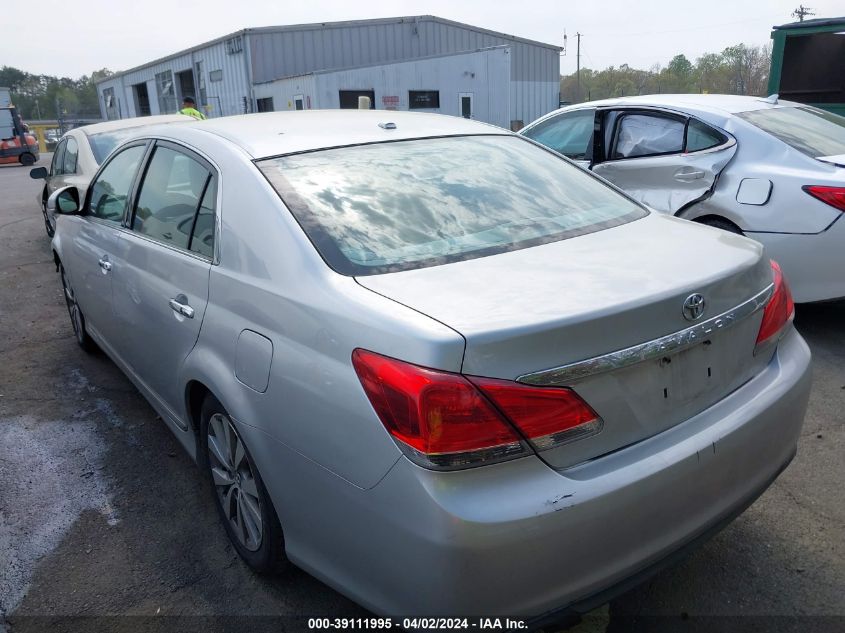 4T1BK3DB5BU395249 | 2011 TOYOTA AVALON