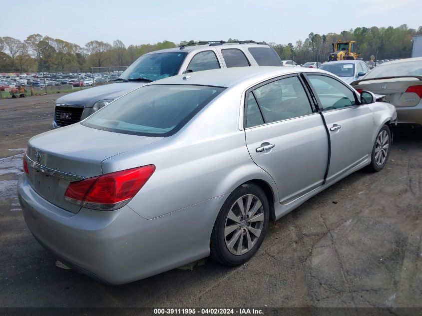 4T1BK3DB5BU395249 | 2011 TOYOTA AVALON