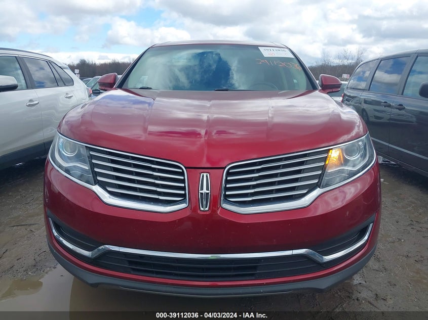 VIN 2LMPJ6JR2HBL53748 2017 LINCOLN MKX PREMIERE