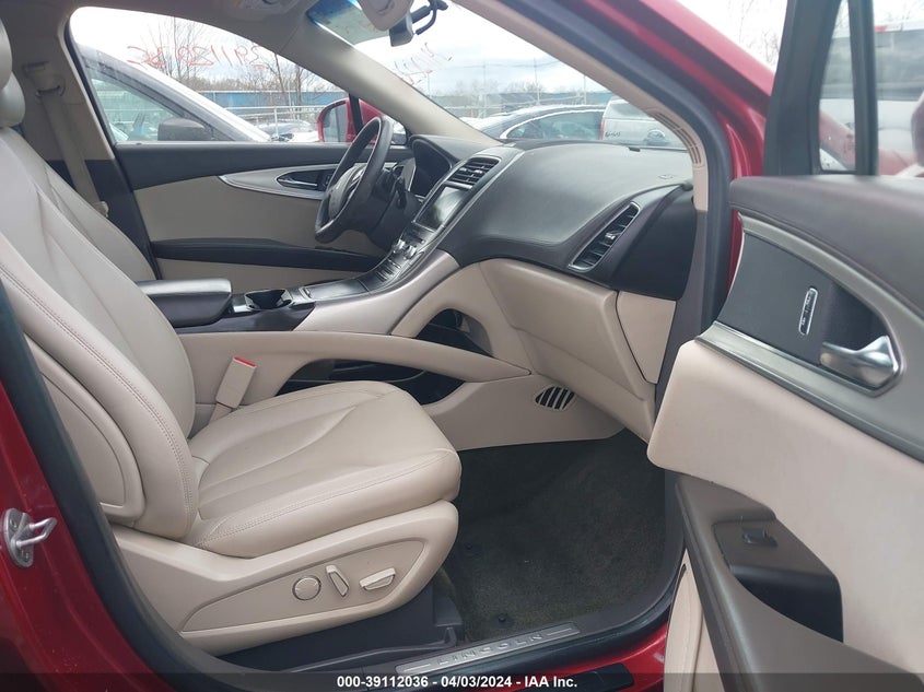 VIN 2LMPJ6JR2HBL53748 2017 LINCOLN MKX PREMIERE