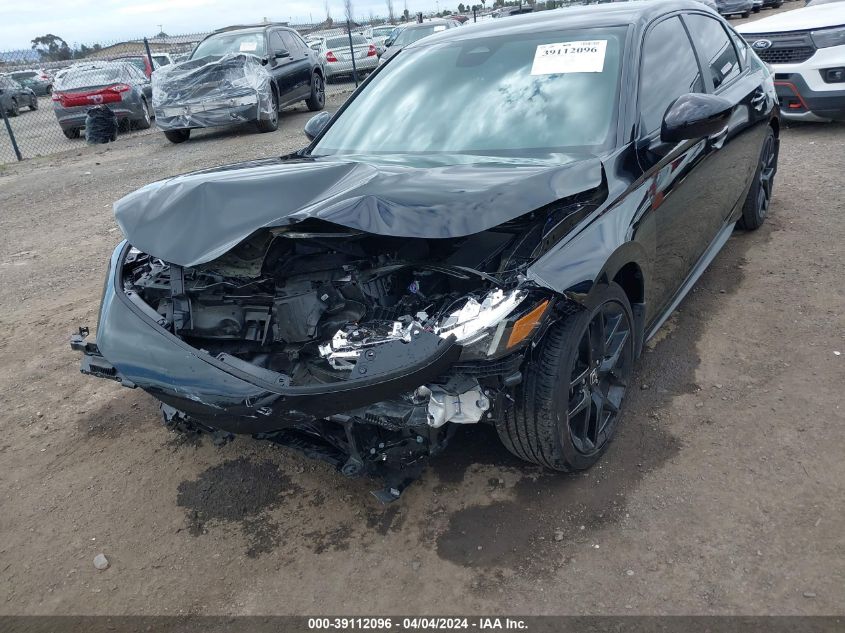 2023 HONDA CIVIC 2.0L I-4 DI, DOHC, V(VIN: 19XFL2H89PE004282