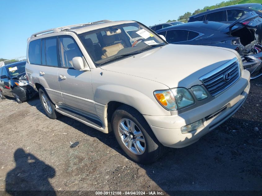 2003 Lexus Lx 470 VIN: JTJHT00W933535150 Lot: 39112108