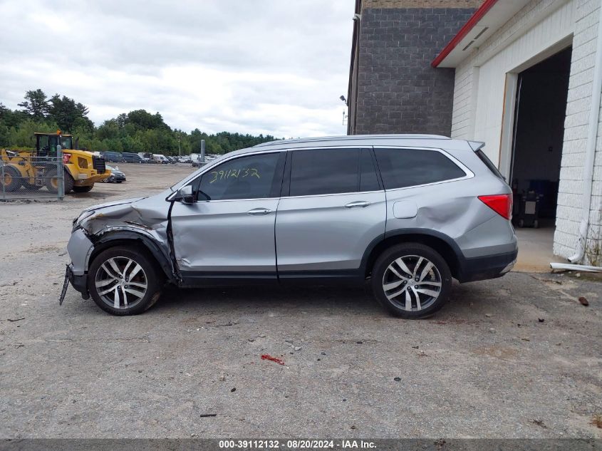 2017 Honda Pilot Touring VIN: 5FNYF6H94HB064787 Lot: 39112132