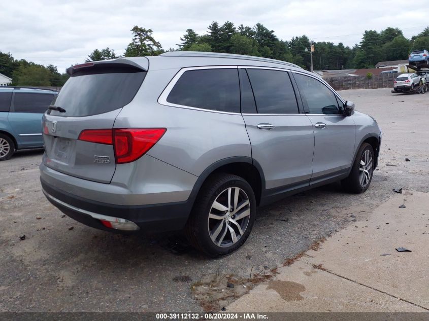 2017 Honda Pilot Touring VIN: 5FNYF6H94HB064787 Lot: 39112132