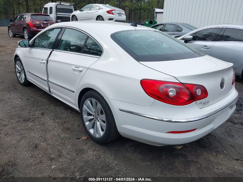 WVWMP7AN1BE716623 | 2011 VOLKSWAGEN CC