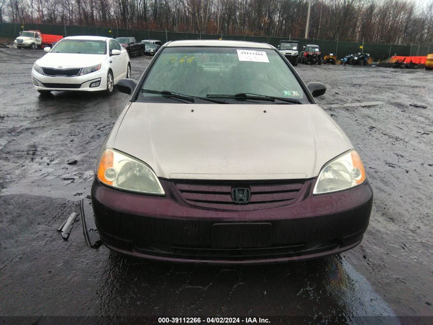 1HGEM22532L010927 | 2002 HONDA CIVIC