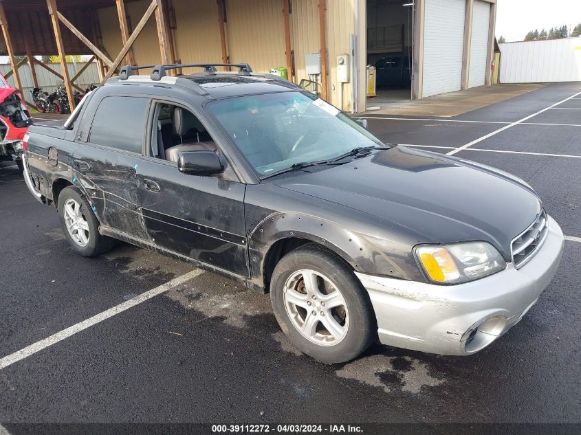 2003 Subaru Baja VIN: 4S4BT61C637106293 Lot: 39112272