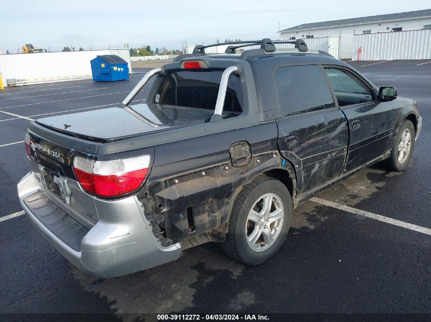 2003 Subaru Baja VIN: 4S4BT61C637106293 Lot: 39112272