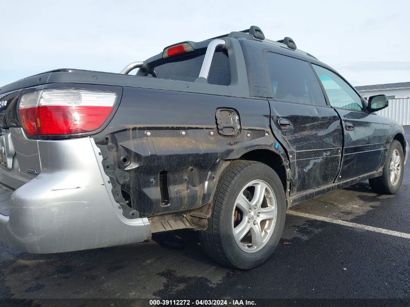 2003 Subaru Baja VIN: 4S4BT61C637106293 Lot: 39112272